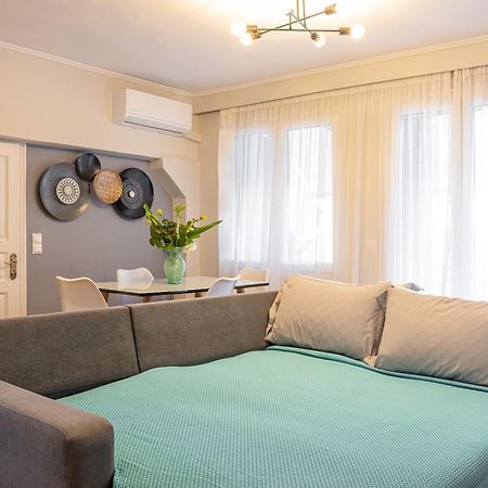 Pythagorio Blue Street Apartment With Balcony 外观 照片