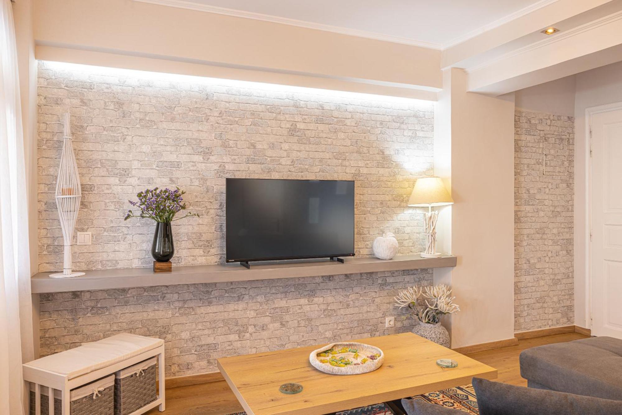 Pythagorio Blue Street Apartment With Balcony 外观 照片